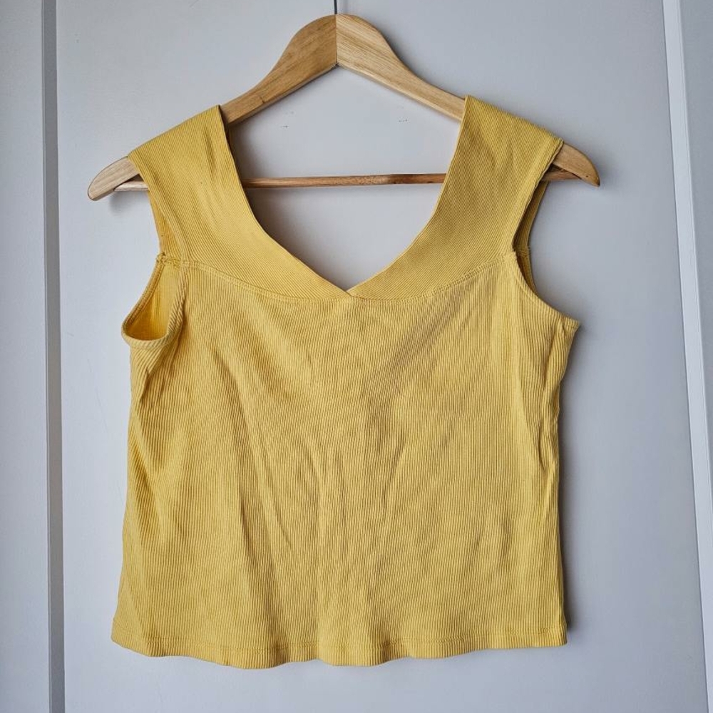 Yellow Sleeveless Women's Top